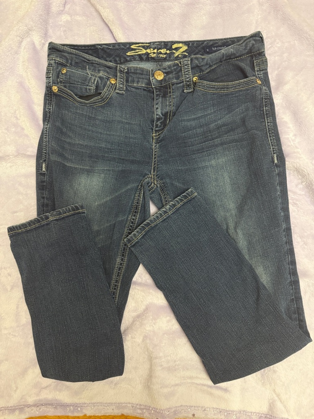 Dark Wash Slim Straight Jeans ** Bundle 5+ items and name your offer!!! 💖💞